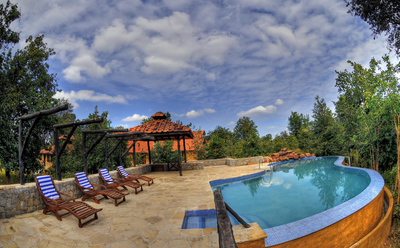 Kanha Earth Lodge Mandlā Εξωτερικό φωτογραφία